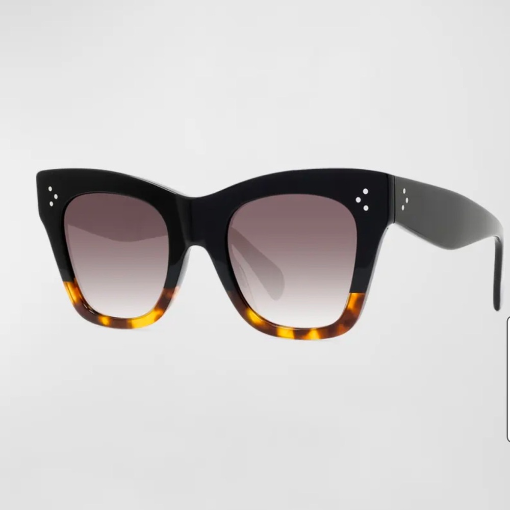 Celine Black and Tortoise Sunglasses